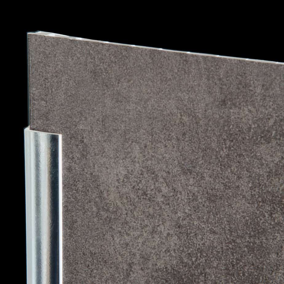 8mm Chrome End Cap Trim