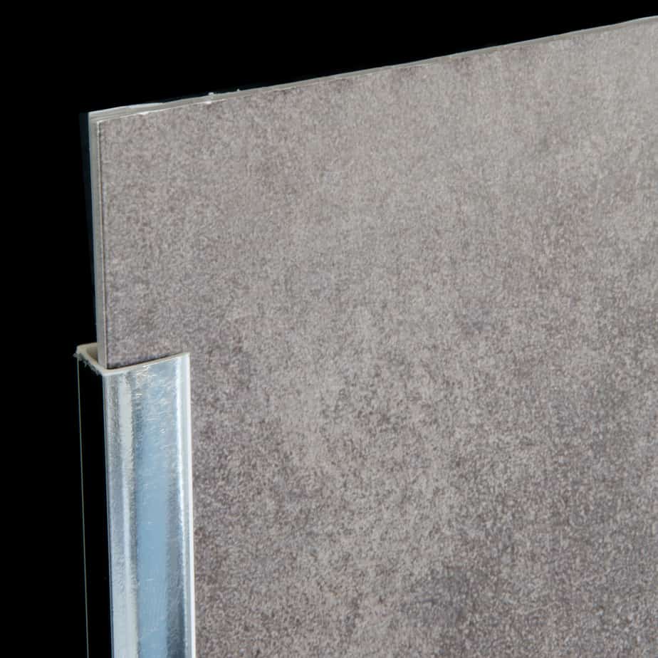 8mm Chrome End Cap Trim