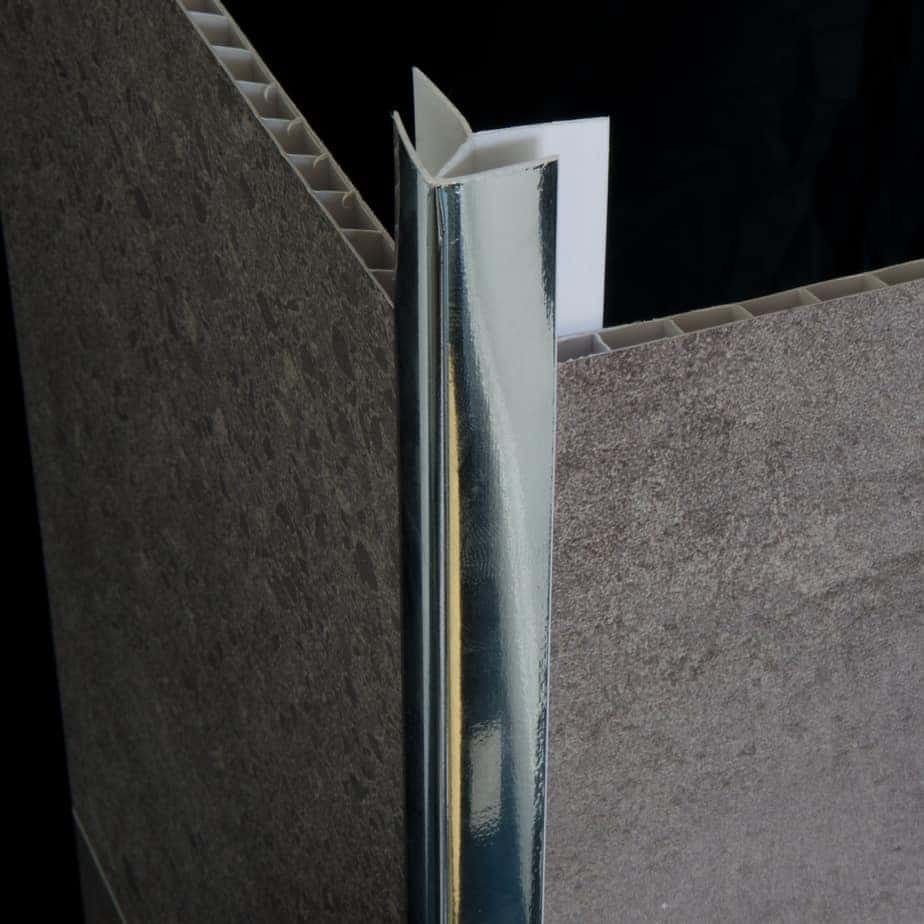 8mm Chrome External Corner Trim