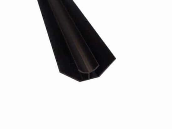 8mm Black Internal Corner Trim