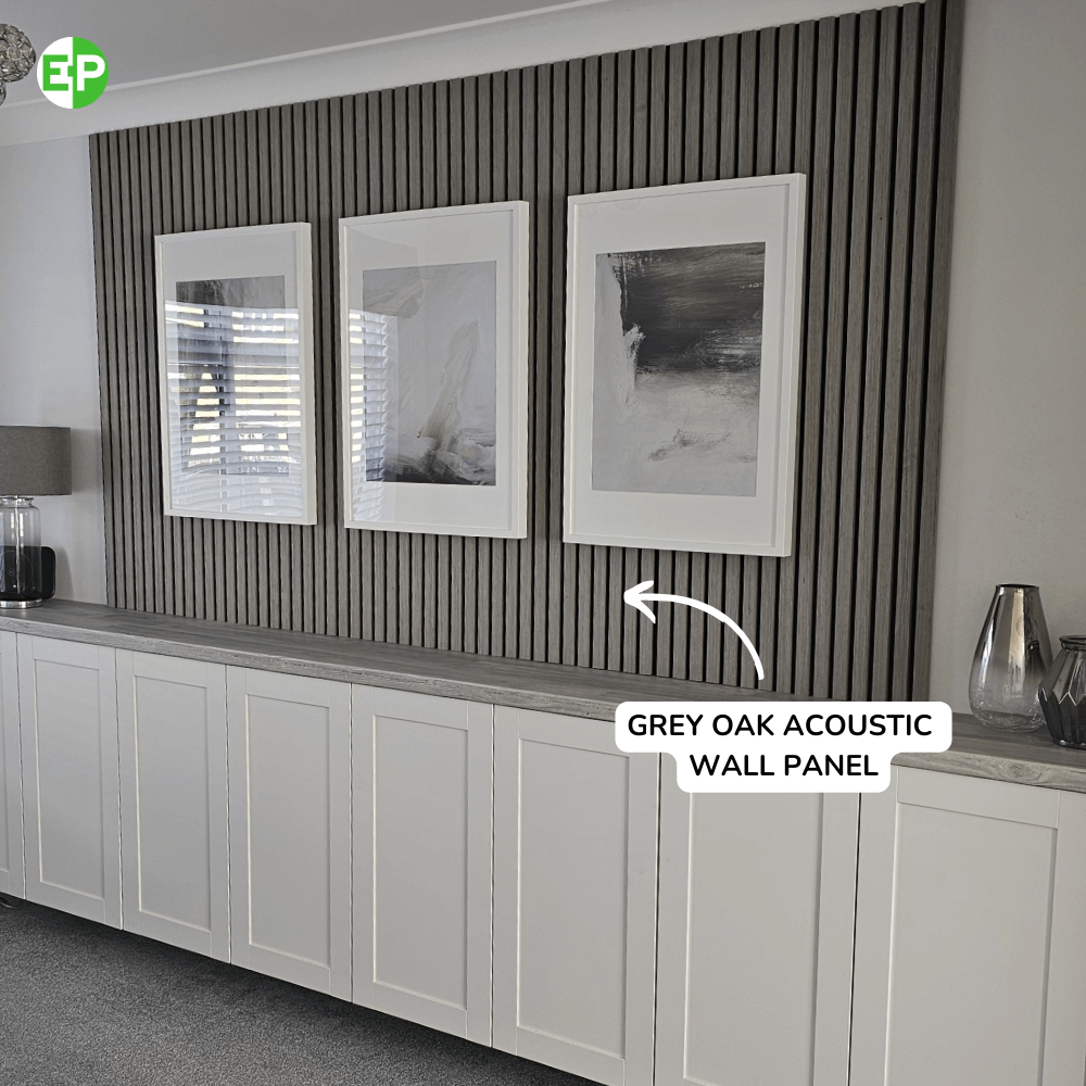 Grey Oak Acoustic Wall Panel