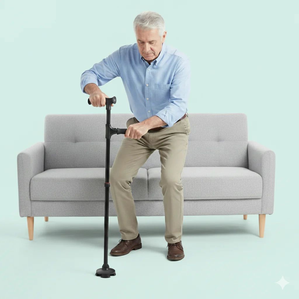 Velora Smart Cane – Retractable & Adjustable