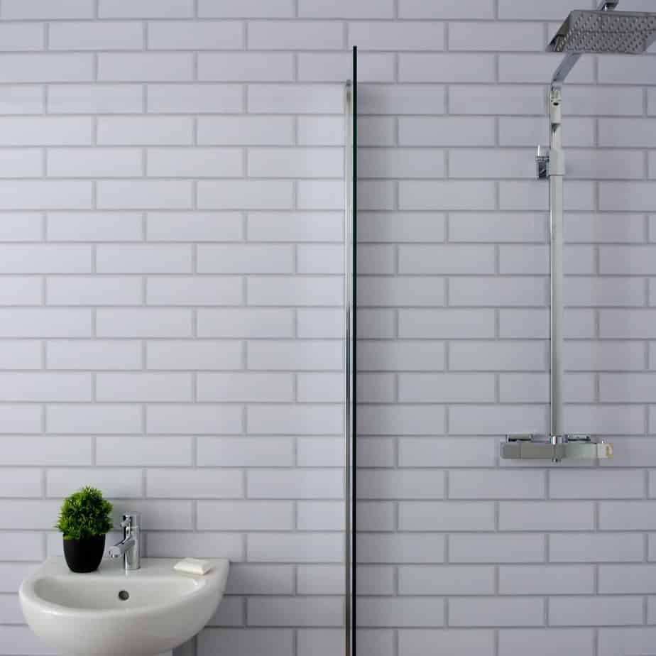 10mm London Tile Gloss Shower Panel 1M x 2.4M