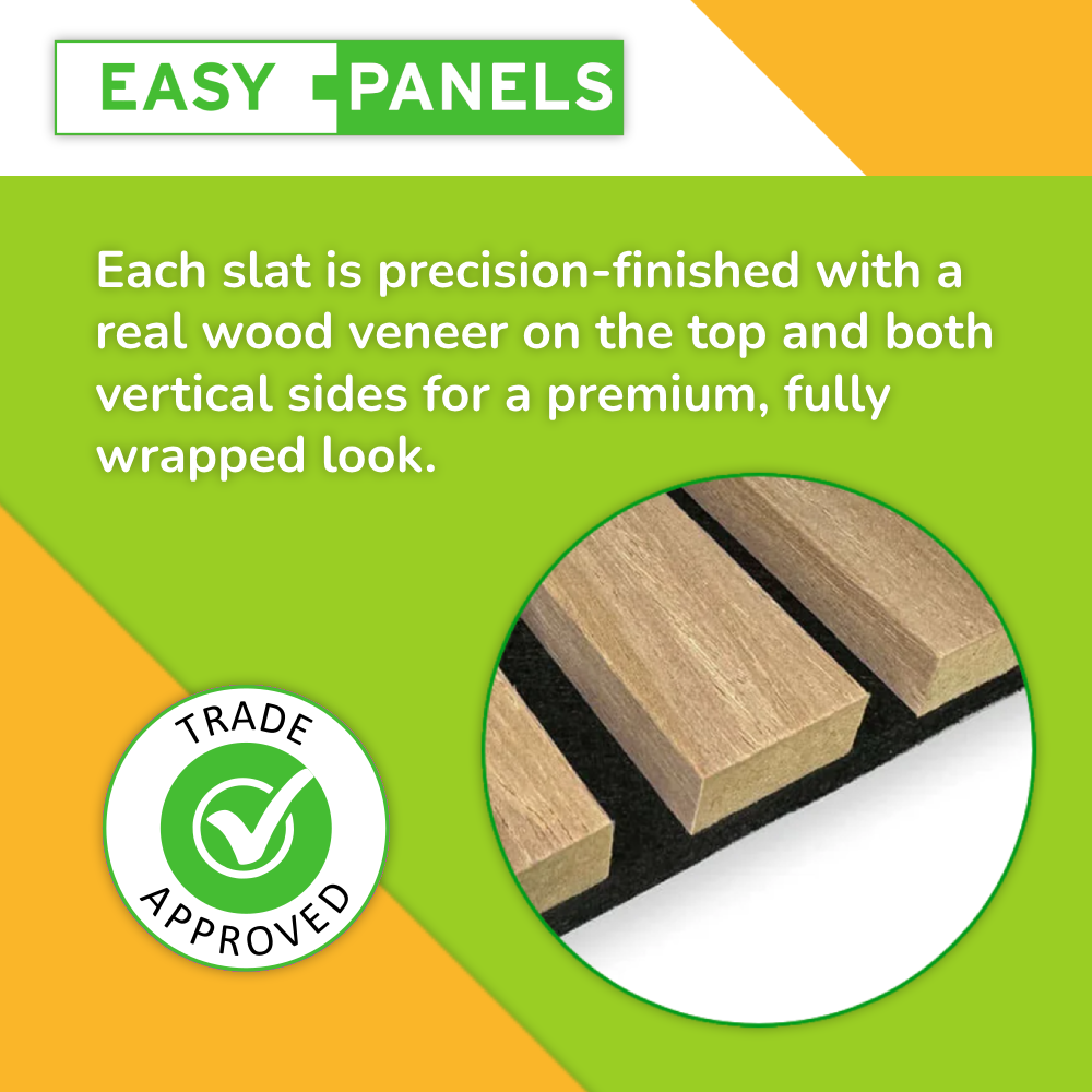 Grey Oak Acoustic Wall Panel