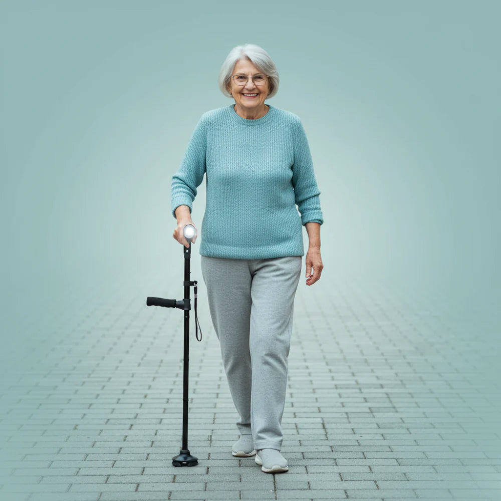 Velora Smart Cane – Retractable & Adjustable