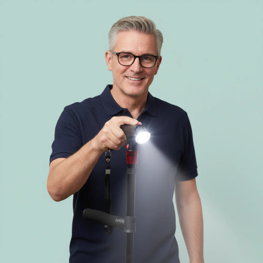 Velora Smart Cane – Retractable & Adjustable