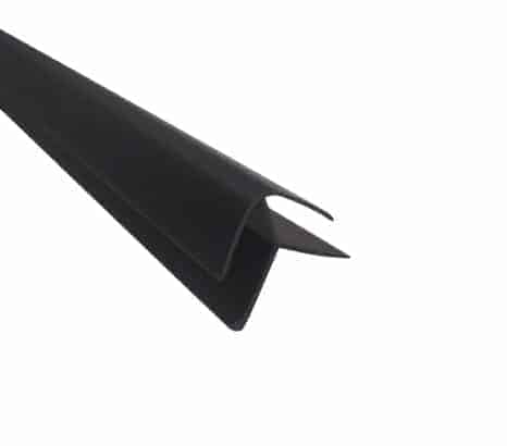 8mm Black External Corner Trim