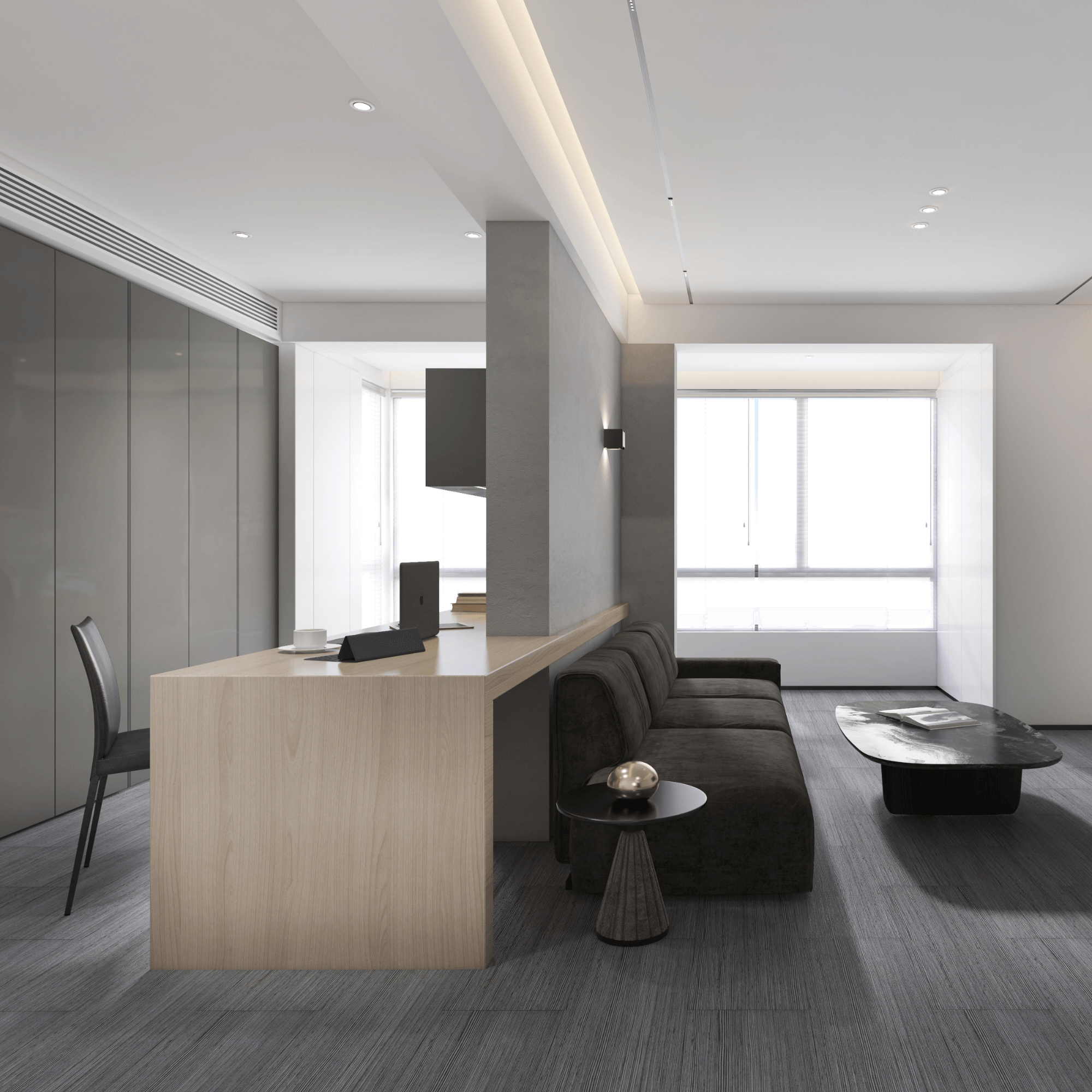 Grey Linen Vinyl Click Flooring 5mm 1.5m2 per pack of 8