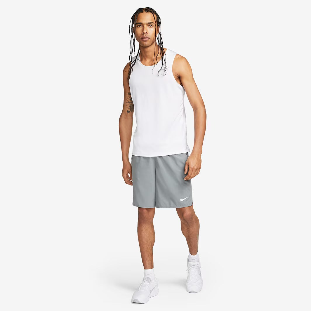 Nike Dri-FIT Miler Singlet White/Reflective Silv