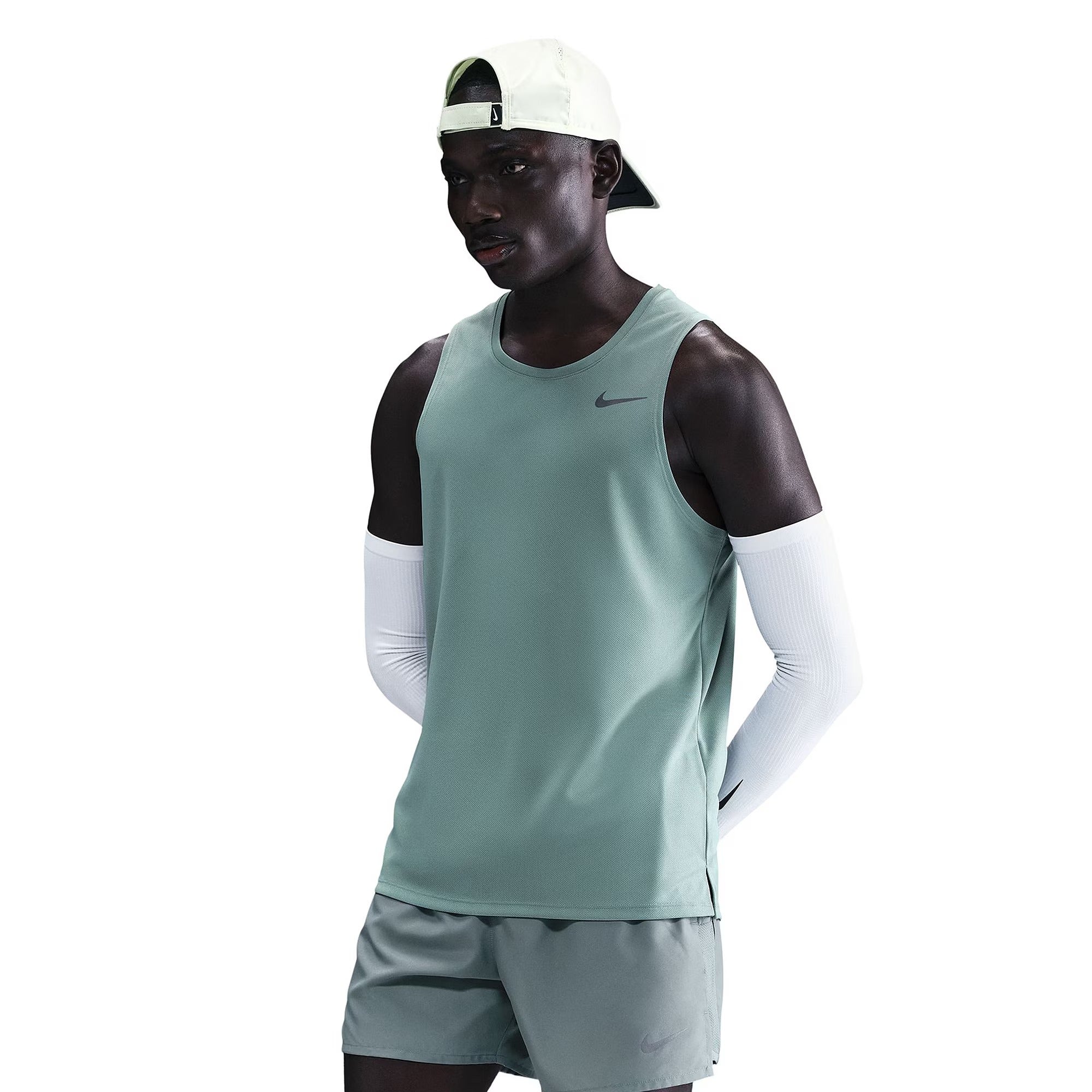 Nike Dri-FIT Miler Singlet Cannon/Reflective Silv