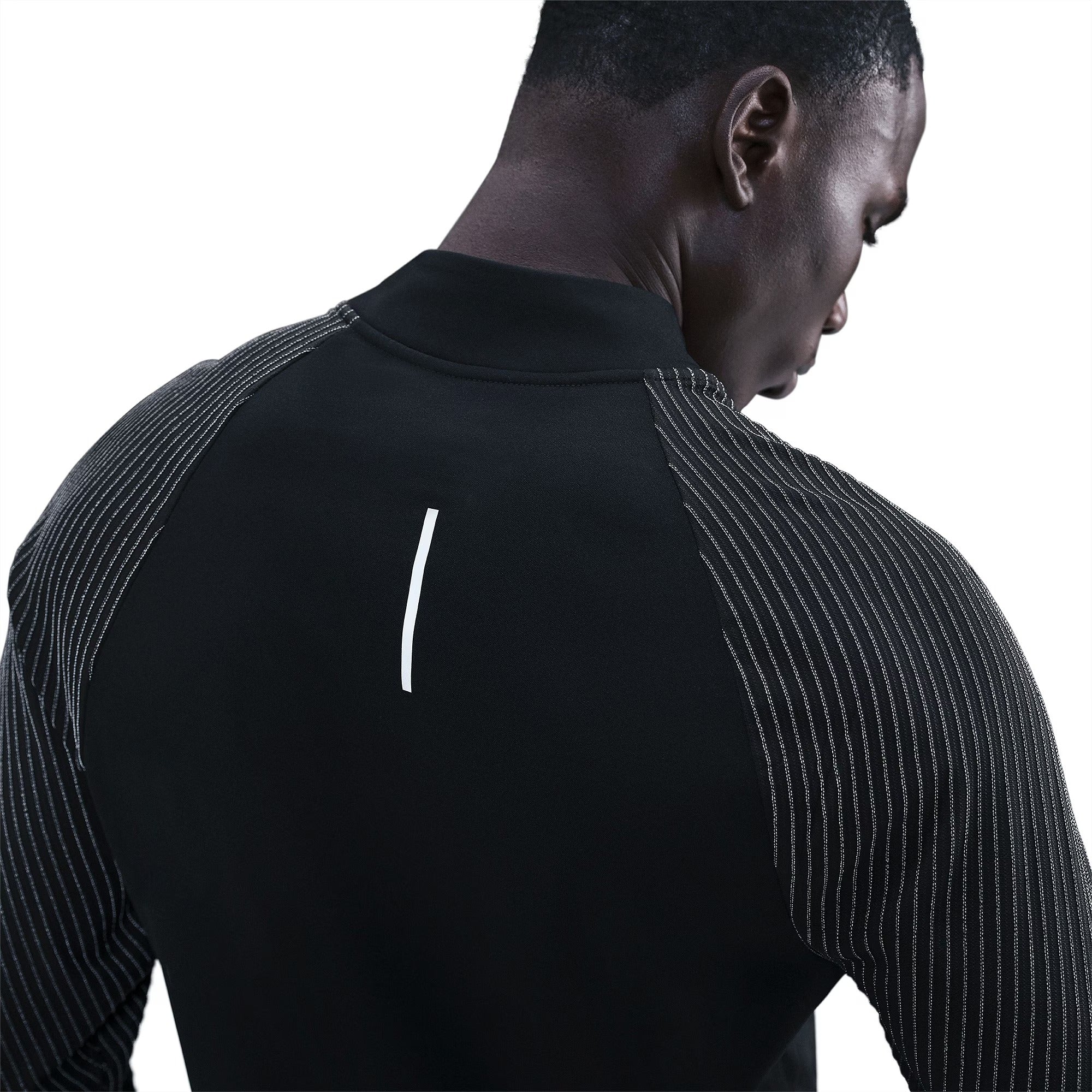 Nike Dri-Fit Reflective Long Sleeve Top Black/Reflective Silv