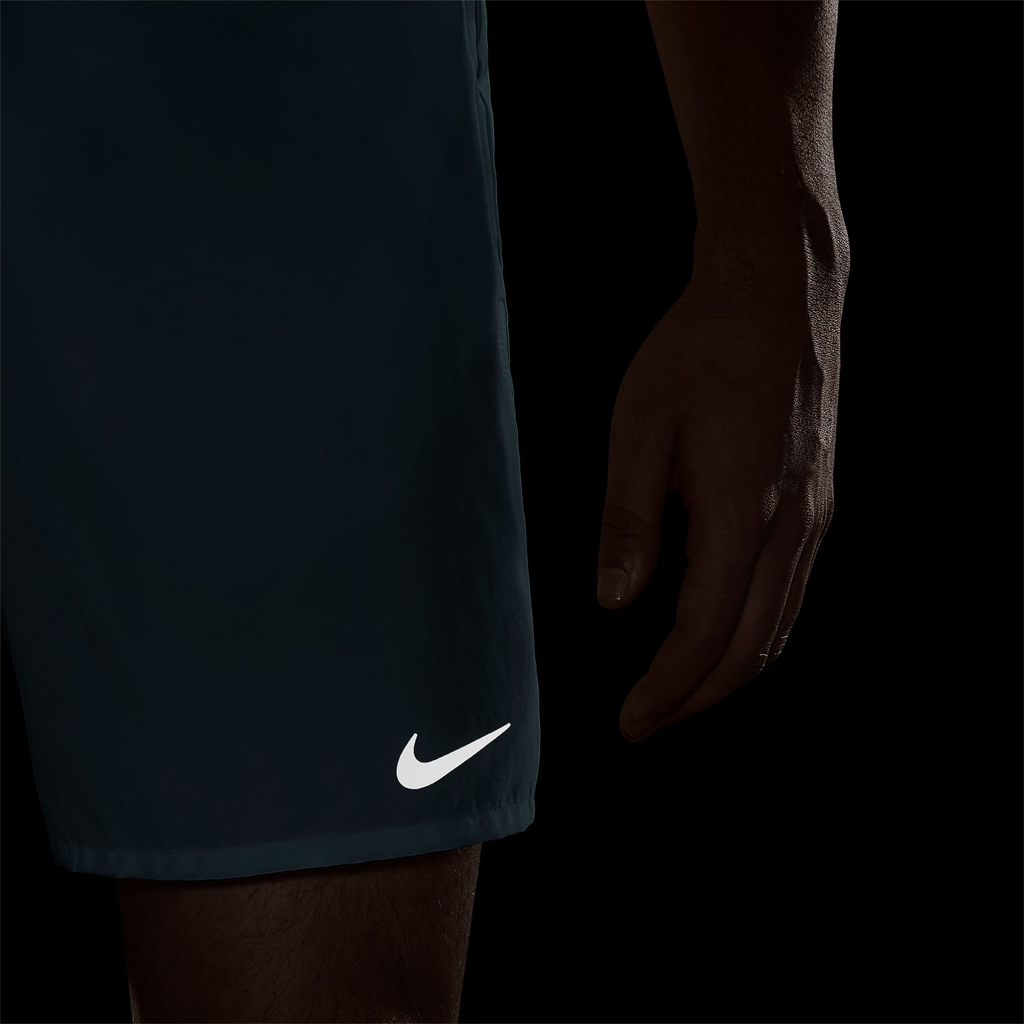 Nike Challenger Brief-Lined 7 Inch Shorts Denim Turq/Reflective Silv