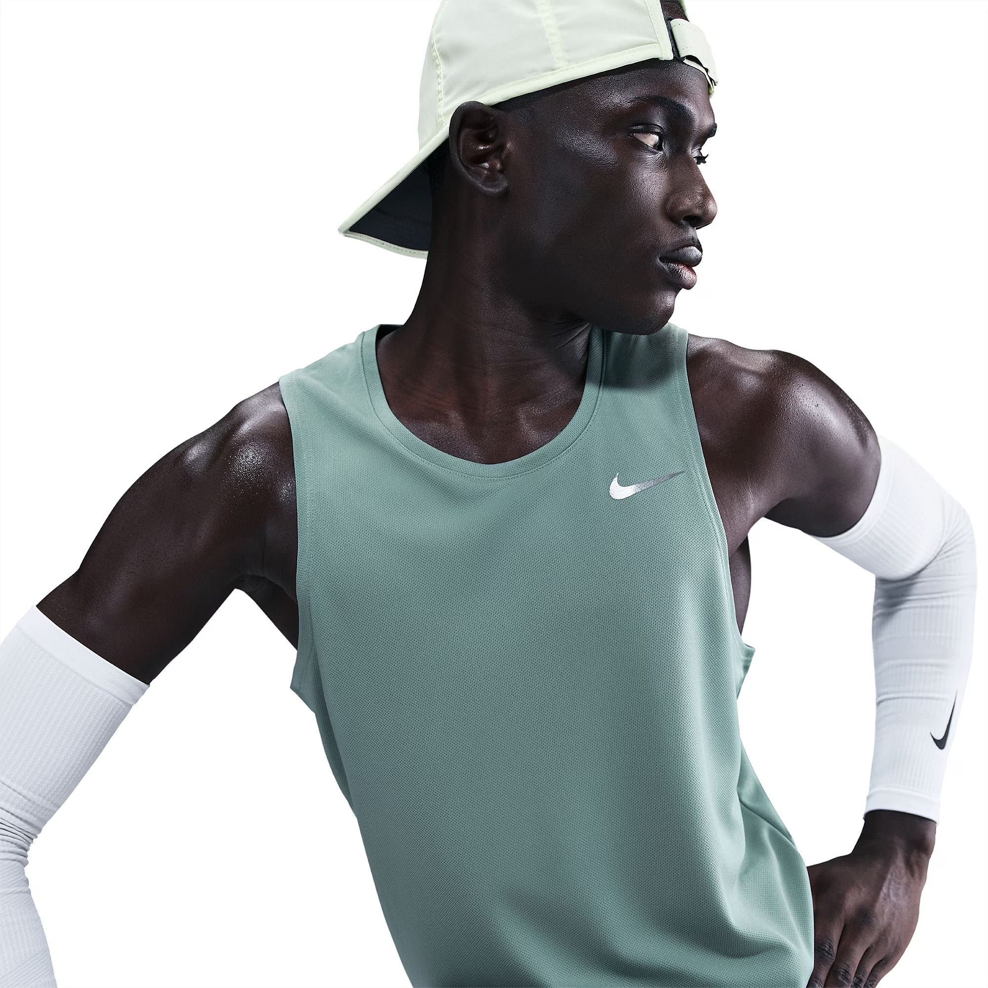 Nike Dri-FIT Miler Singlet Cannon/Reflective Silv